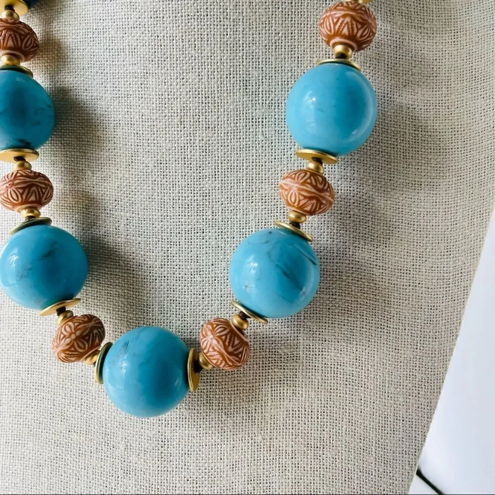 NECKLACE Boho Bohemian Big Beaded